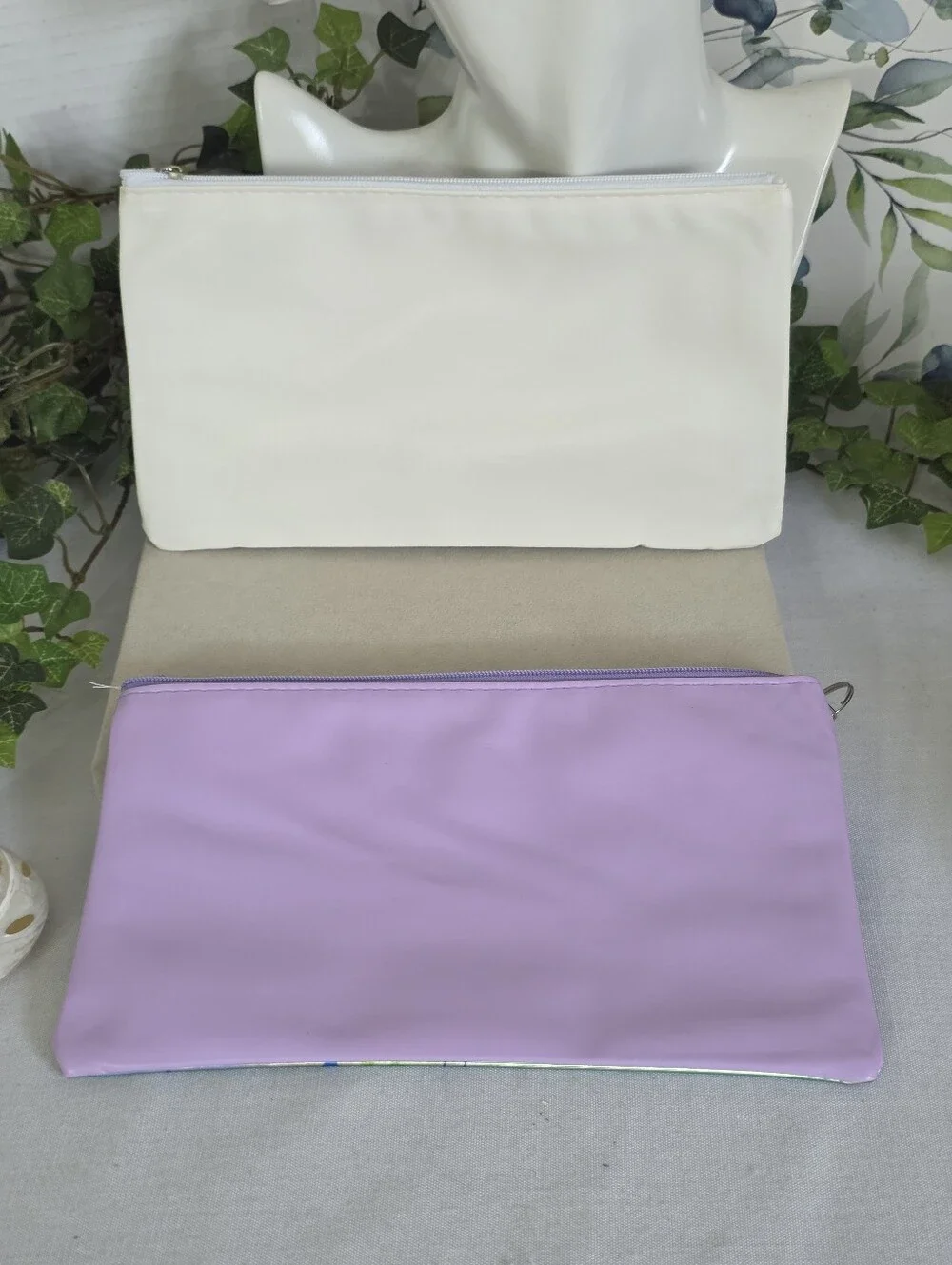 Peanuts Snoopy Holographic Cosmetic Bag Pencil Case Zipper Pouch Set